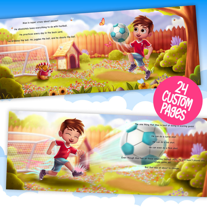 Football Star Personalised Story Book