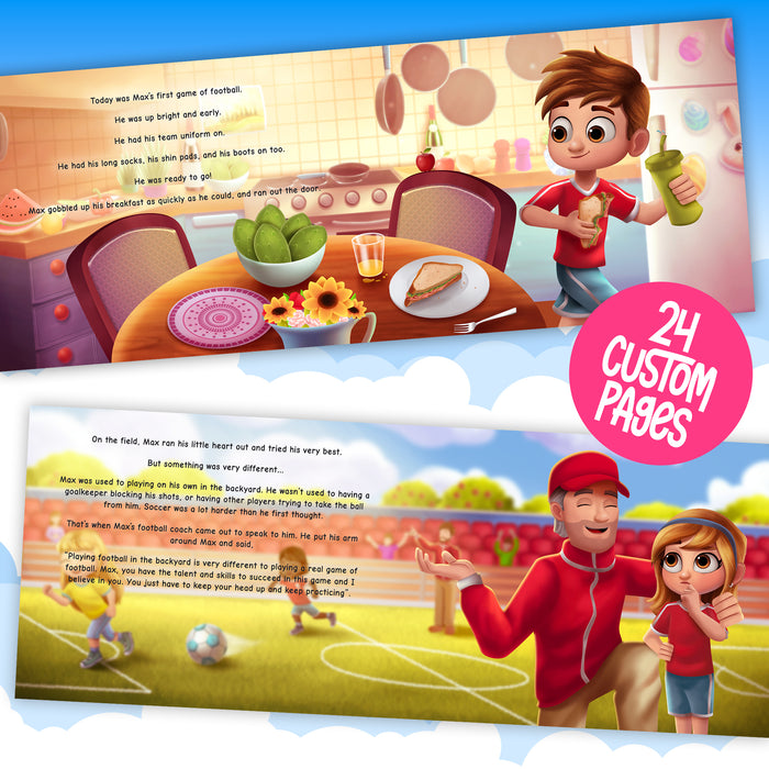 Football Star Personalised Story Book