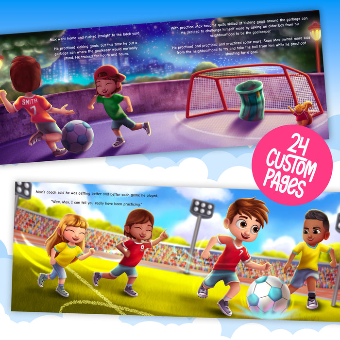 Football Star Personalised Story Book