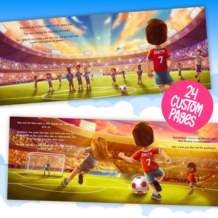 Football Star Personalised Story Book