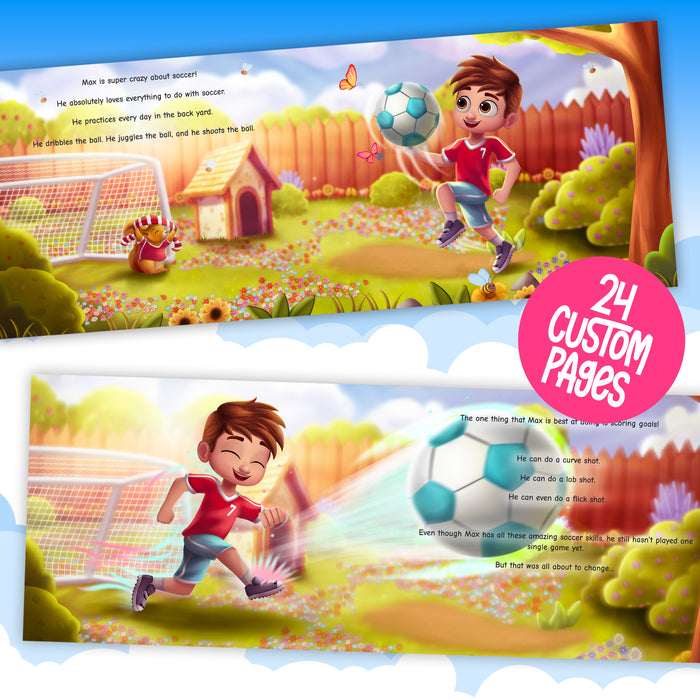 Soccer Star Personalized Story Book