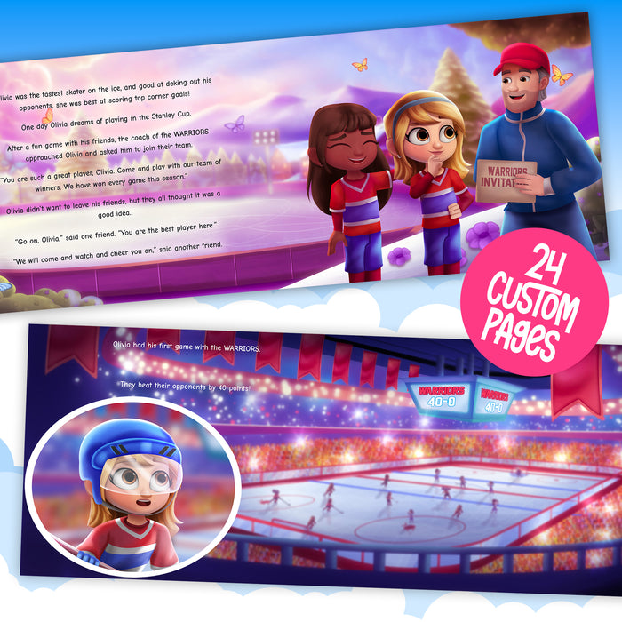 Hockey Star Personalised Story Book