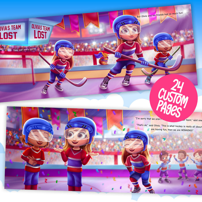 Hockey Star Personalised Story Book