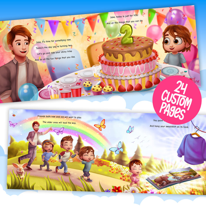 Second Birthday Personalised Story Book