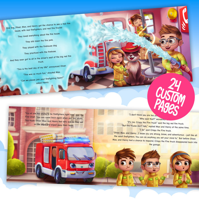 Fire and Rescue Personalized Story Book