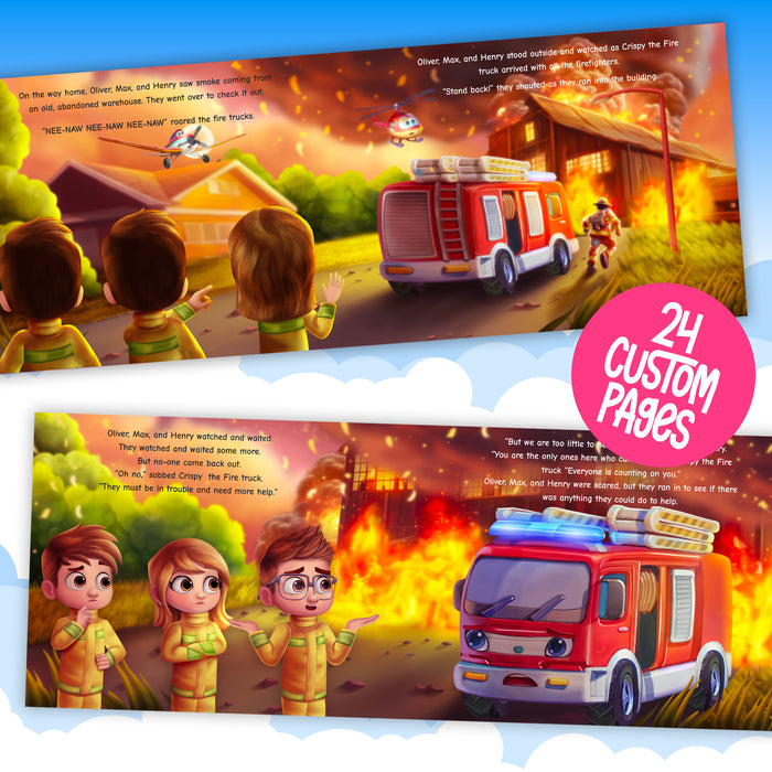 Fire and Rescue Personalised Story Book