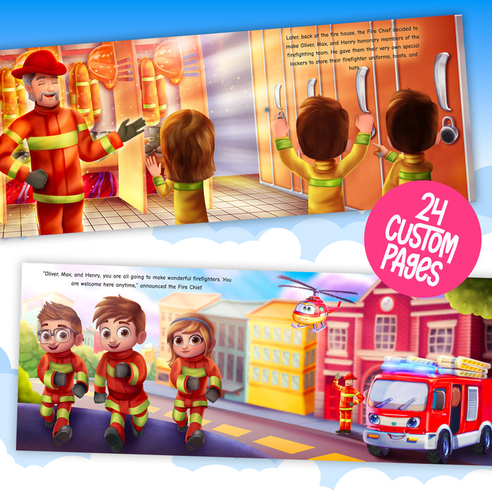 Fire and Rescue Personalised Story Book