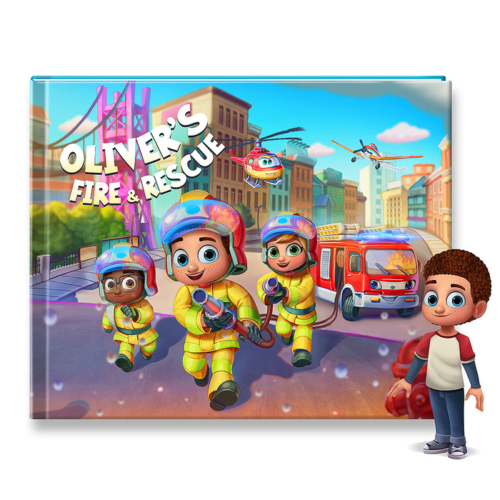 Fire and Rescue Personalised Story Book