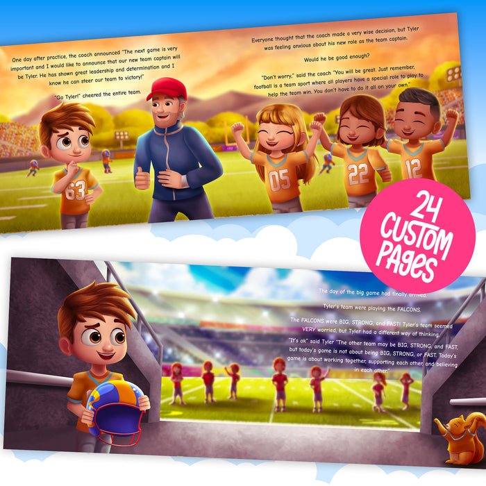 Football Star Personalized Story Book