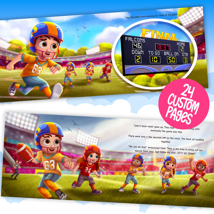 Football Star Personalized Story Book