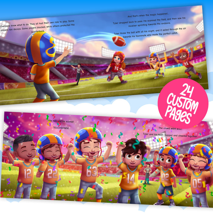 Football Star Personalized Story Book