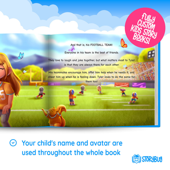 Football Star Personalized Story Book