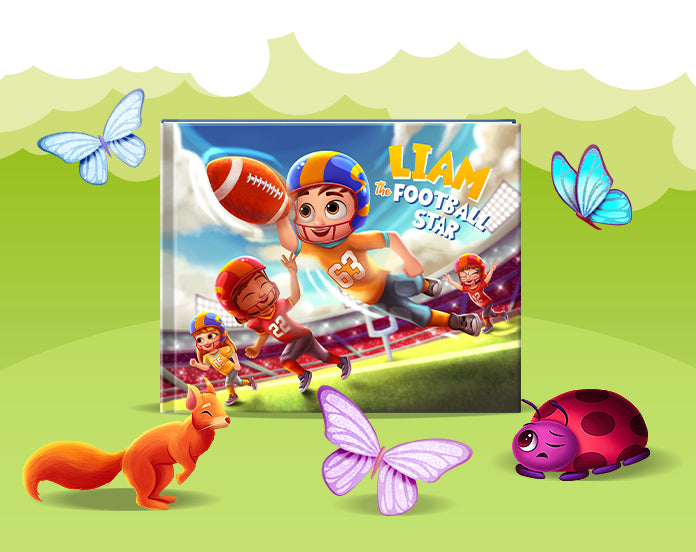 Custom Kids Sports Football Story Book 1