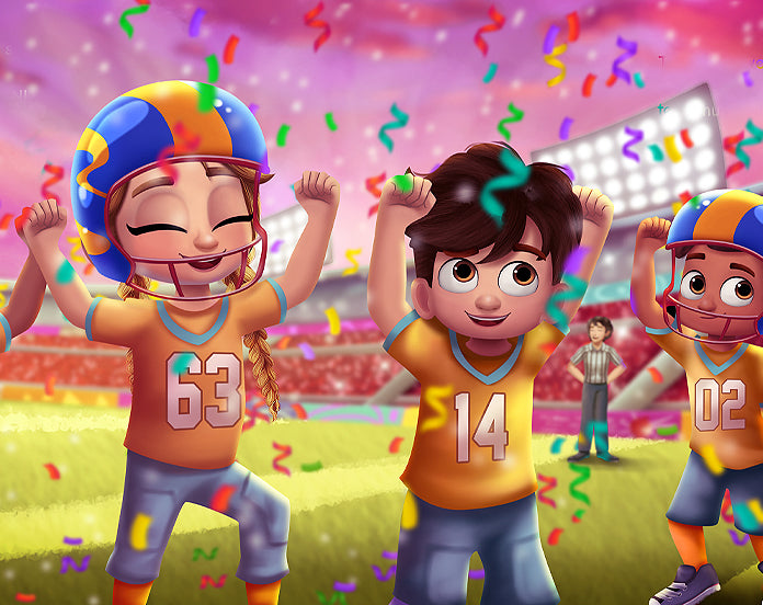 Football Celebration Story Book Story Bug