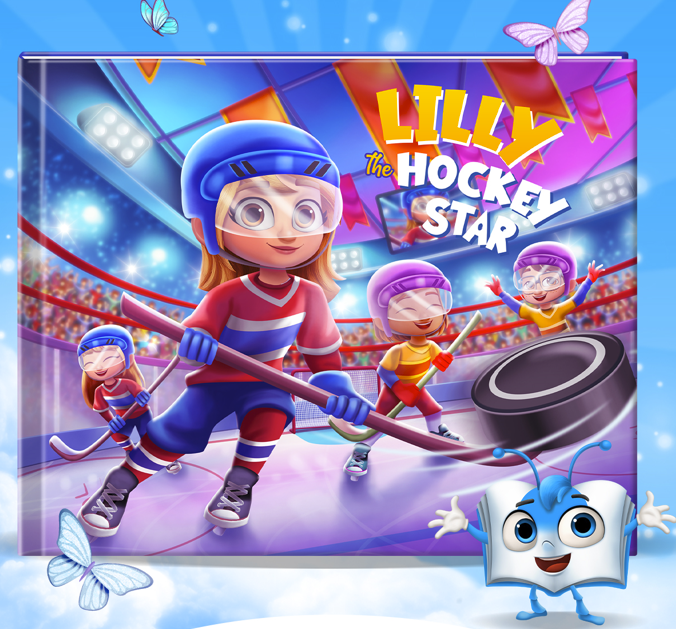 Hockey Star Personalised Story Book