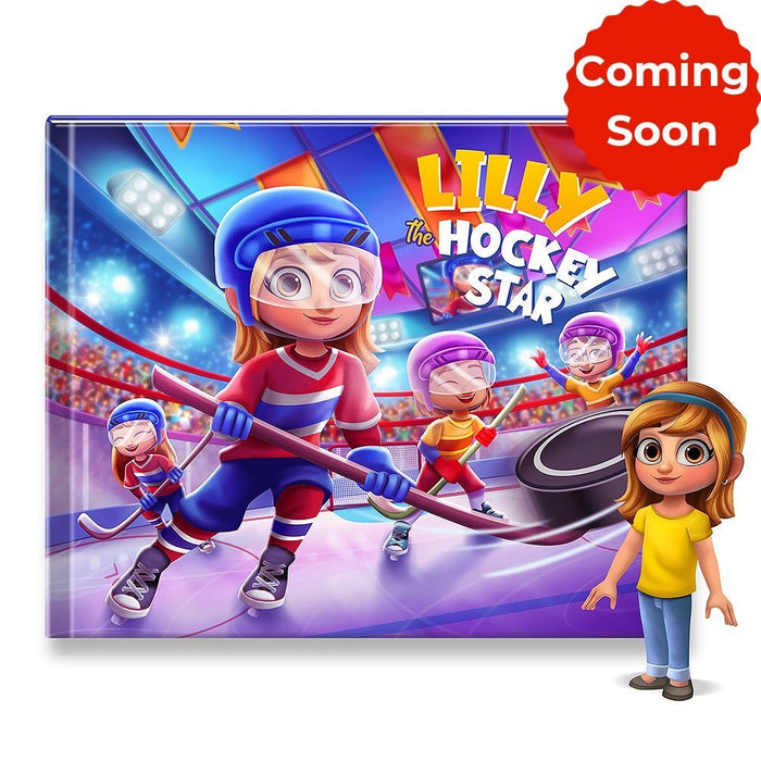 Hockey Star Personalized Story Book