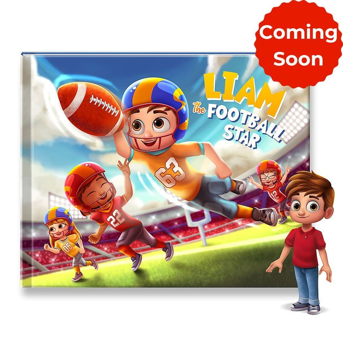 Football Star Personalized Story Book