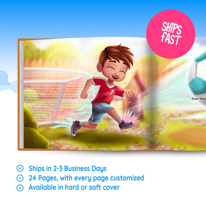 Football Star Personalised Story Book