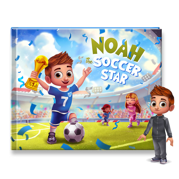 Soccer Star Personalised Story Book