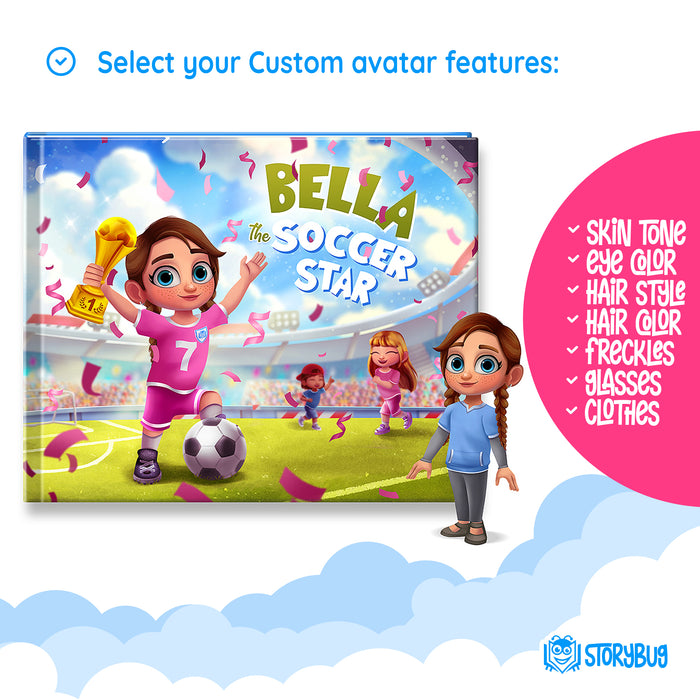 Soccer Star Personalised Story Book