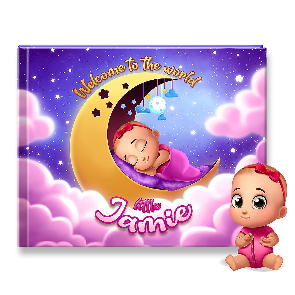 Personalized Baby Girl Story Book Welcome To The World — Story Bug