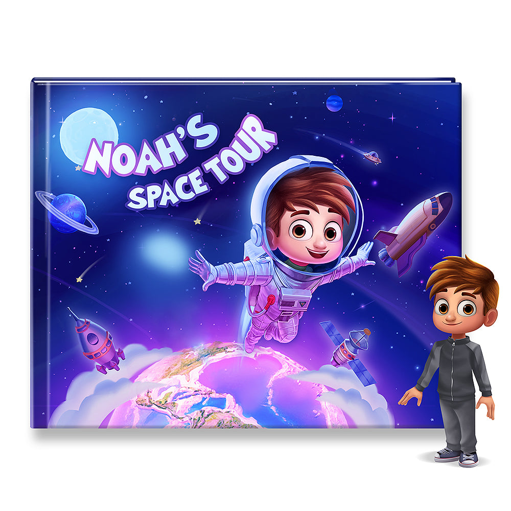 Personalized Childrens Book Space Tour Space Tour Custom Childrens